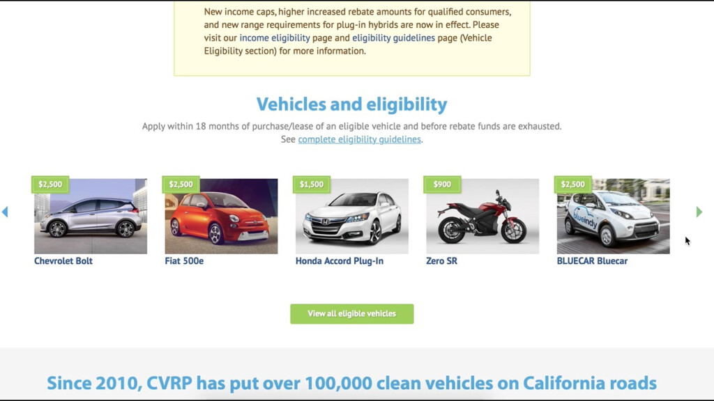 Hybrid Car California Rebate 2025 Carrebate