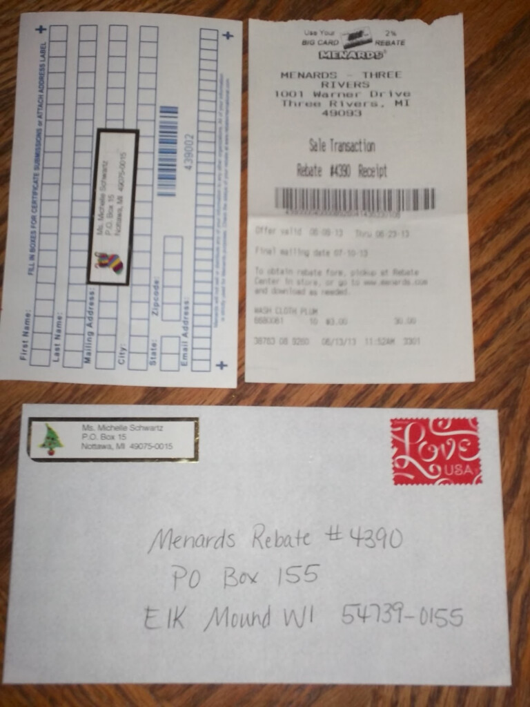 Menards 11 Rebate Form Mailing Address Printable Form 2025