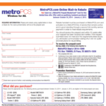 Metro Pcs Rebate Form Printable Rebate Form